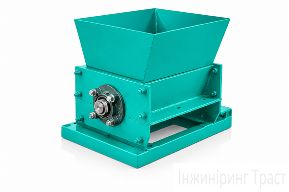 Single roll crusher 350mm* 200 mm. Black