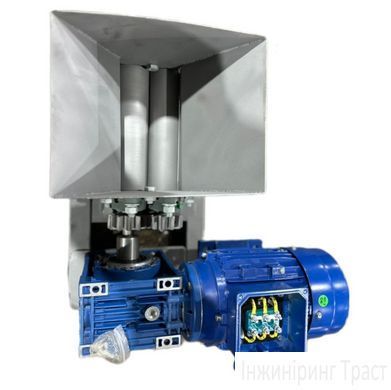 Roll Crusher 200&times;150 mm with a 1.5 kW Gear Motor. Gray