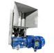 Roll Crusher 200&times;150 mm with a 1.5 kW Gear Motor. Gray