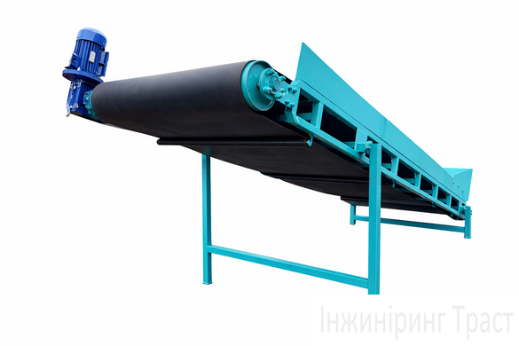 Belt conveyor 400mm*5000mm. Black