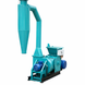 Hammer crusher 22 kW black steel. Blue