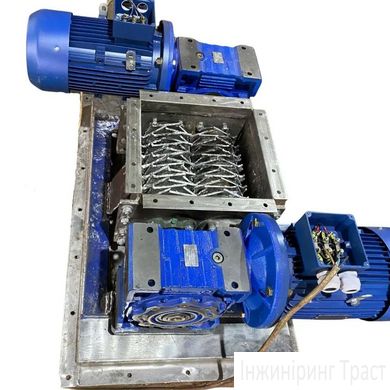 Double roll knife crusher (bearing) 320mm*550mm 7.5 kW