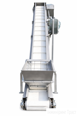 Belt conveyor 300mm*5000mm. Silver