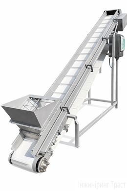 Belt conveyor 300mm*5000mm. Silver