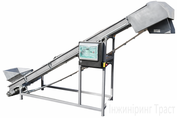 Belt conveyor 300mm*5000mm. Silver