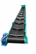 Grooved belt conveyor 400mm*6000mm. Black