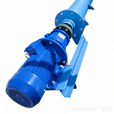 Screw conveyor &Oslash;159*7000mm. Blue
