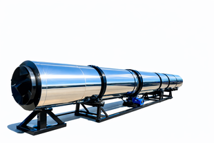 Drying drum 500mm*8000mm. Silver