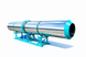 Drying drum 500mm*9000mm. Silver