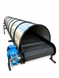 Drying drum 500mm*12000mm. Silver