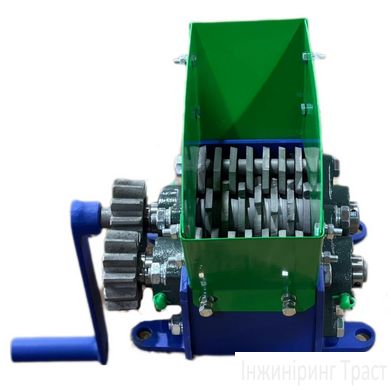 Industrial shredder 100mm*150mm for recycling waste (plastic and glass)