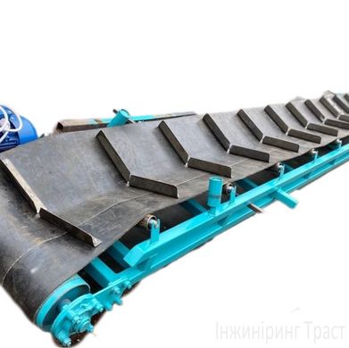 Grooved belt conveyor 300mm*8000mm