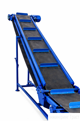 L-shaped conveyor 300mm*2000mm. Black