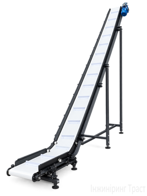 L-shaped conveyor 300mm*2000mm. Black
