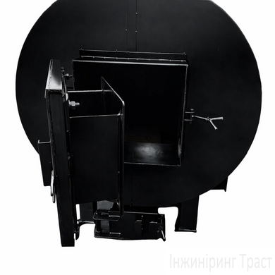 Solid fuel boiler up to SB500mm*5000mm. Black