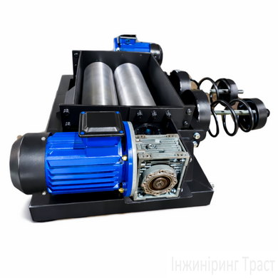 Roll crusher 450mm*350mm 2*3 kW. Black